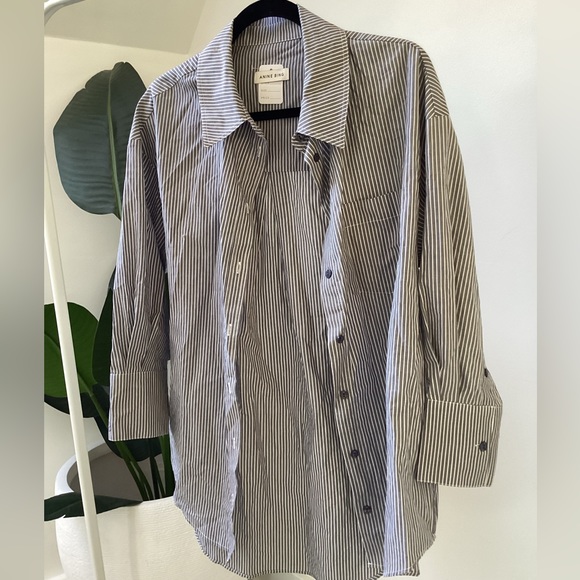 Anine Bing Mikan shirt in grey - Picture 3 of 3